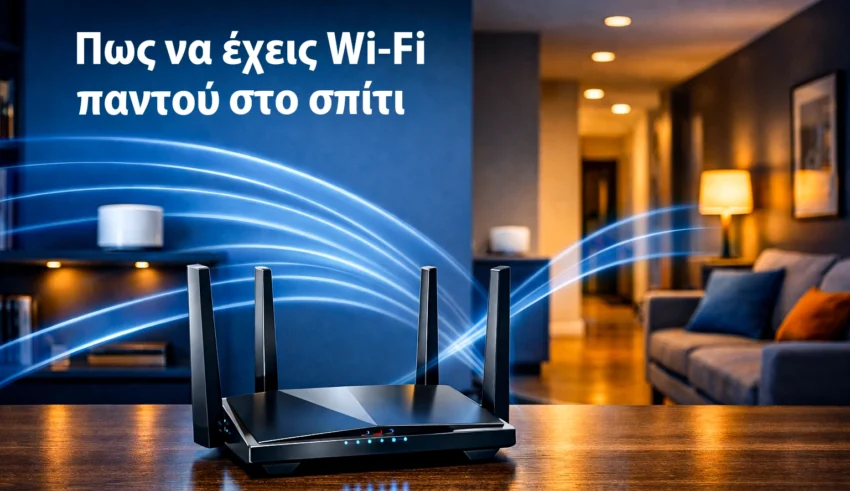 Πώς να έχεις Wi-Fi παντού στο σπίτι: πρακτικός οδηγός για σταθερό σήμα