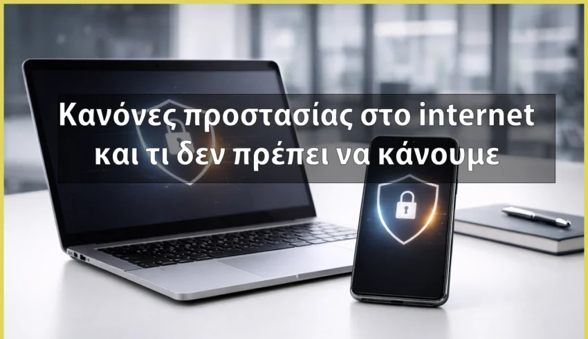 Κανόνες προστασίας στο διαδίκτυο...και τι δεν πρέπει να κάνουμε