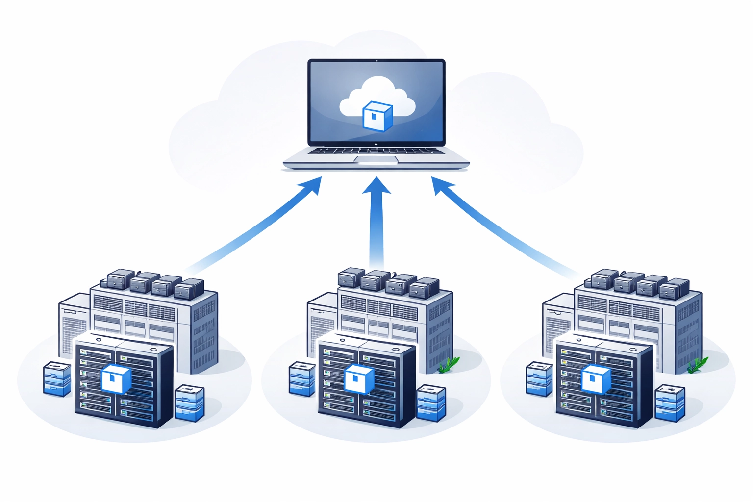 Cloud redundancy data replication multiple data centers storage backup