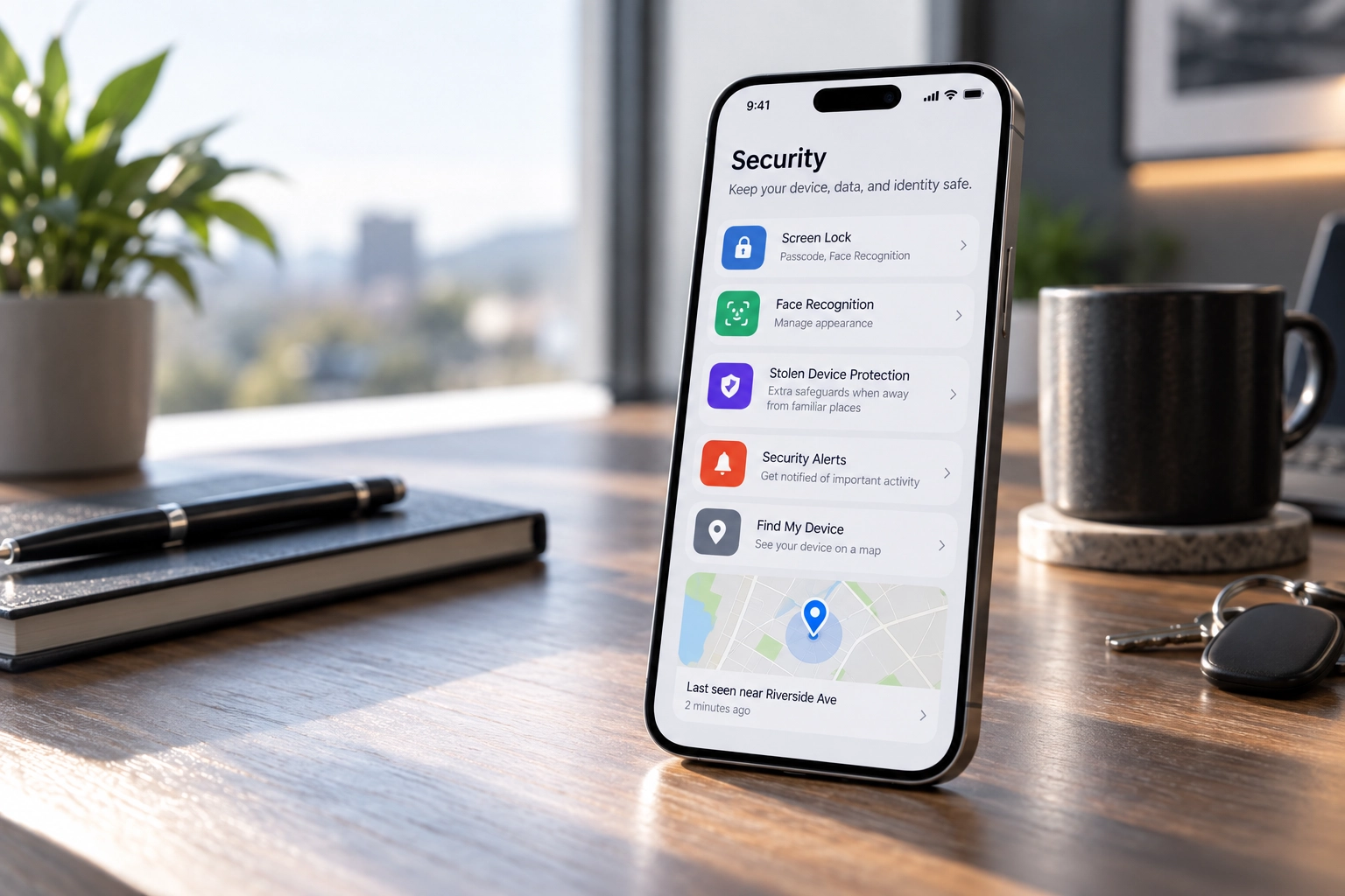 Ρυθμίσεις ασφάλειας και Find My σε iPhone με iOS 27